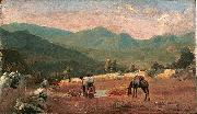 Pedro Weingartner Italian landscape oil painting on canvas